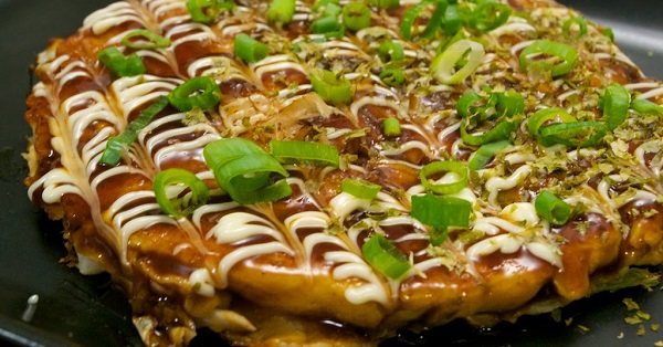 du học Nhật Bản - bánh Okonomiyaki