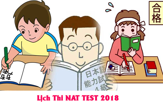 Lịch thi NAT TEST 2018