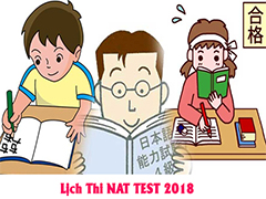 Lịch thi NAT TEST 2018 bạn cần biết