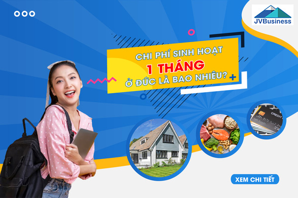 Chi phí sinh hoạt 1 tháng ở Đức 