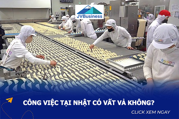 Nhiều bạn lo lắng công việc tại Nhật vất vả?
