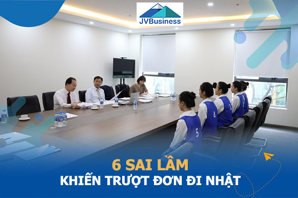 sai lầm trượt đơn hàng đi Nhật